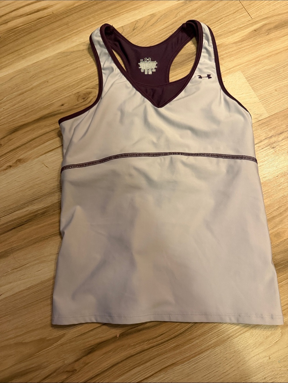 Under Armour light  & dark Purple Racerback Training Tank